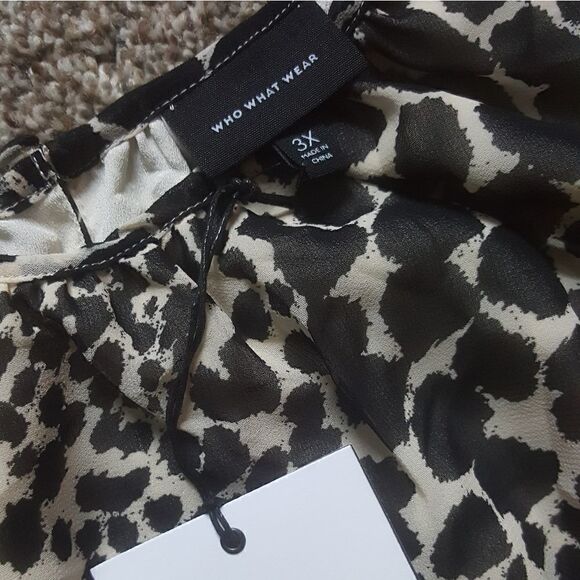 Who What Wear Animal print Dress Size 3X New with tags - Picture 7 of 14